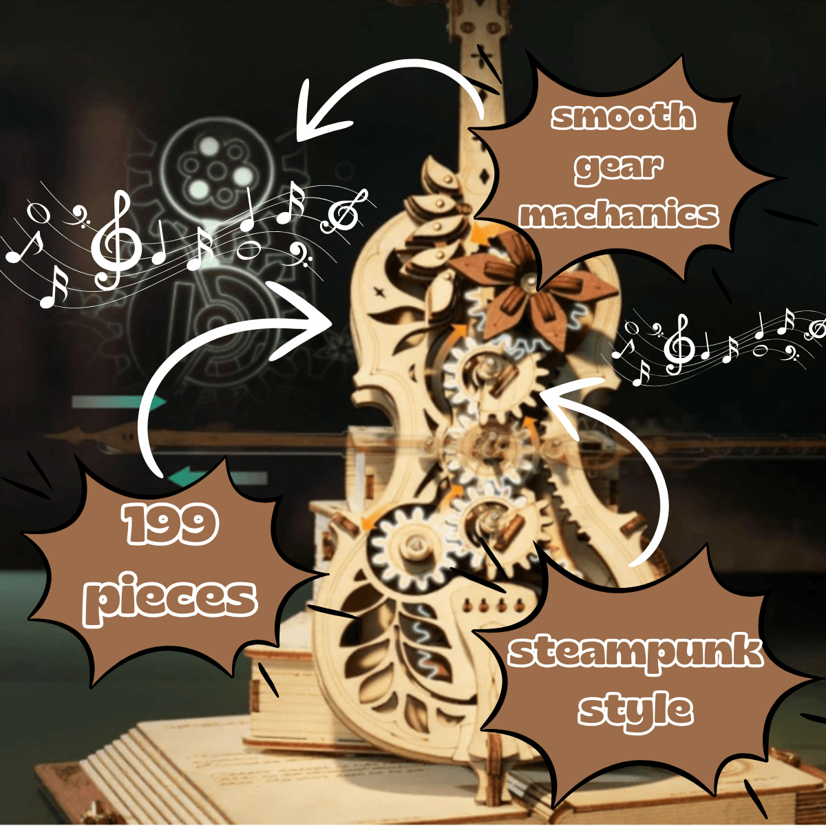 Déwoolika® 3D Magic Cello - Déwoolika