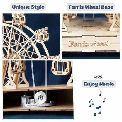 Déwoolika® Ferris Wheel Music Box - Déwoolika