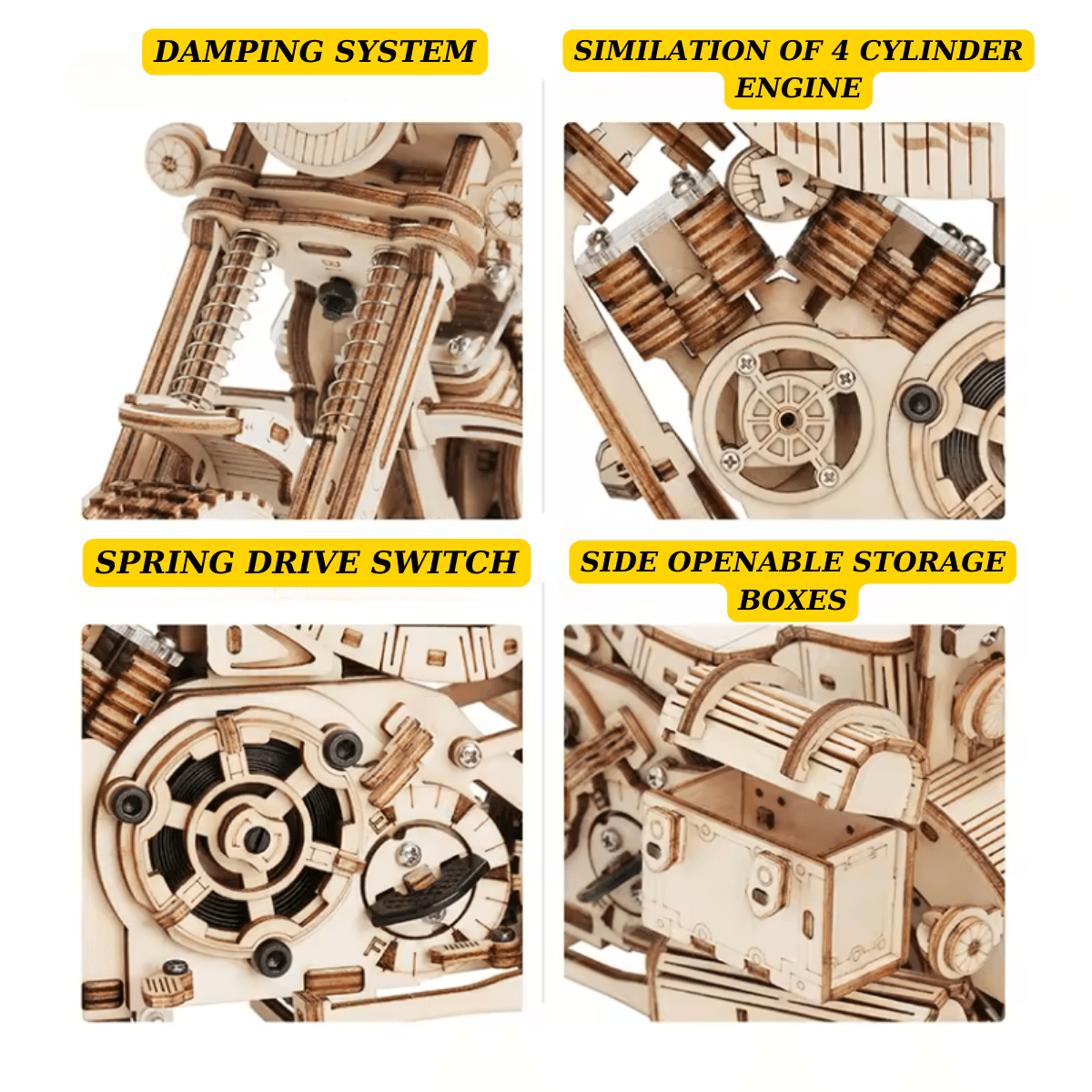 Déwoolika® Motorcycle Puzzle - Déwoolika