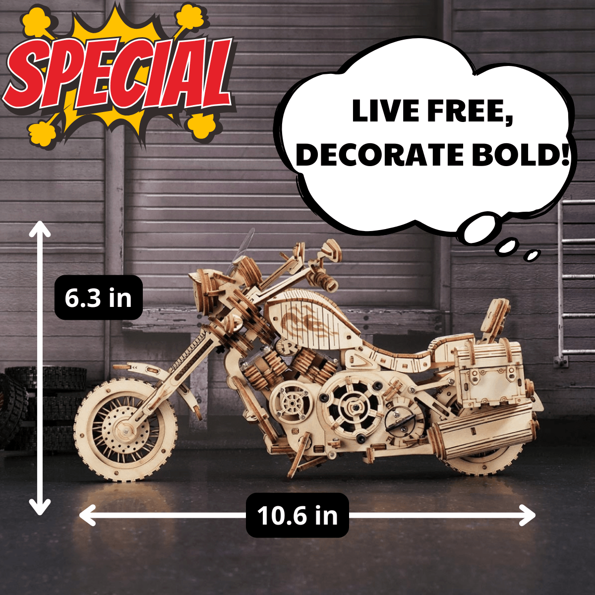 Déwoolika® Motorcycle Puzzle - Déwoolika