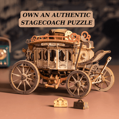 Déwoolika® Stagecoach Music Box - Déwoolika