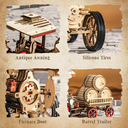 Déwoolika® Steam Engine Puzzle - Déwoolika