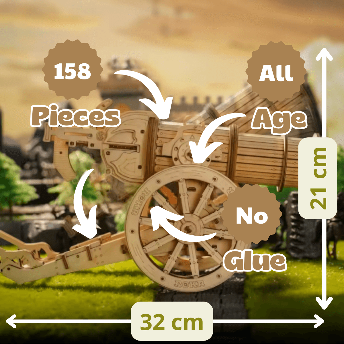 Déwoolika® Wheeled Siege Artillery - Déwoolika